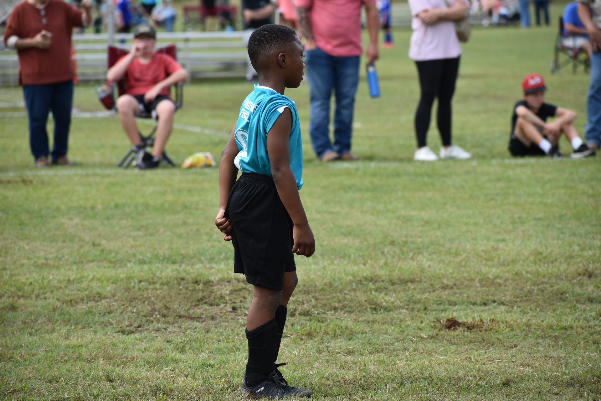 Player on sideline